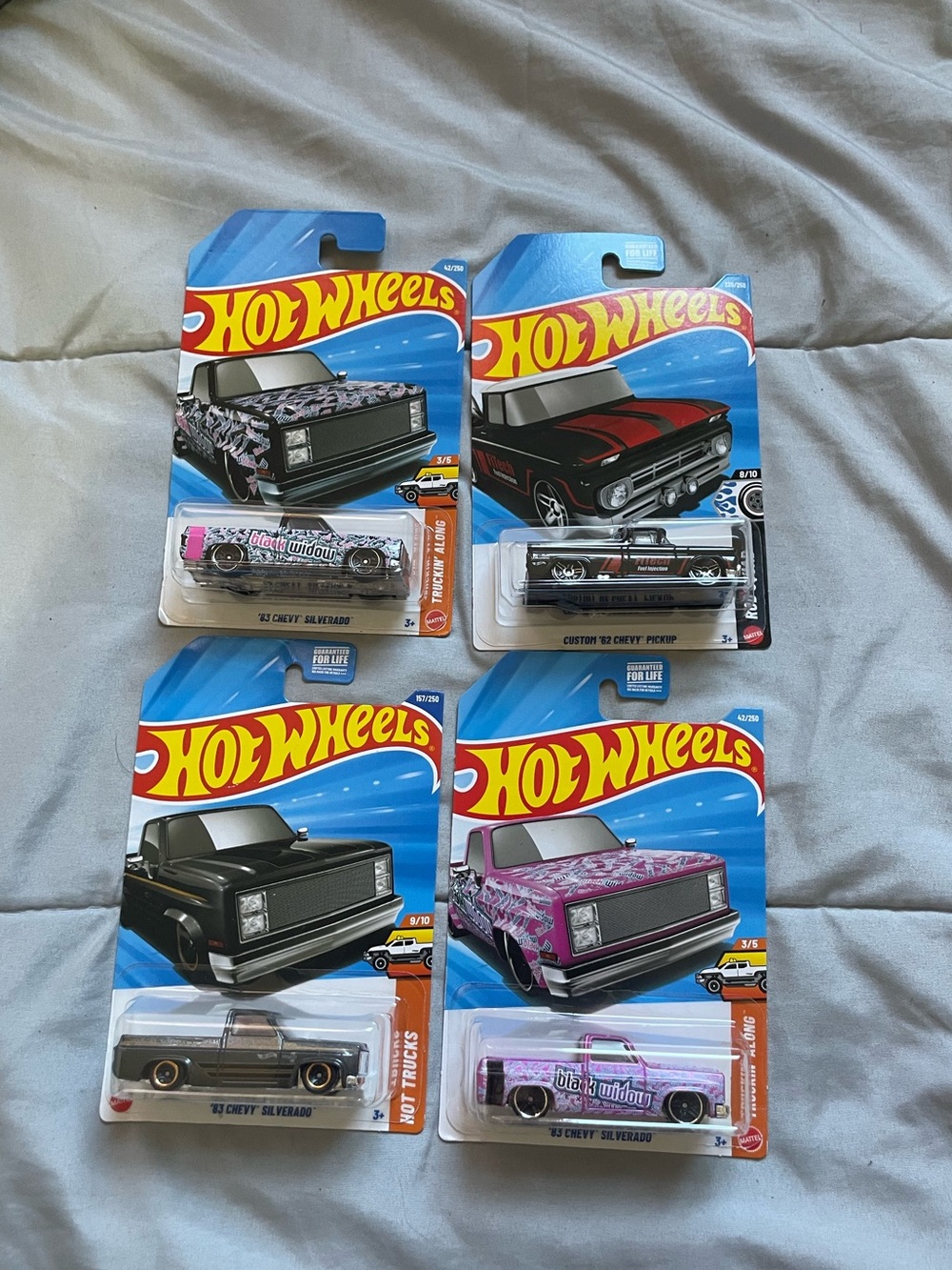 Hotwheels truck lot of 4